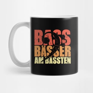 BASS BAESSER AM BAESSTEN funny bassist gift Mug